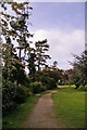 Footpath in Bush Hill Gardens, Bush Hill