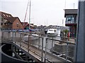 Boats in the access lock - Port Solent