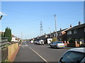 Prominent pylon in Clacton Road