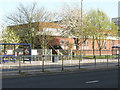 Looking across Northern Road to Cosham Health Centre