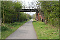 Old railway bridge over the Nutbrook Trail