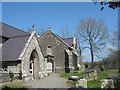 The porch and south chapel of Eglwys St Cadwaladr