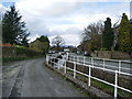 Pendleton Brook as it goes through Pendleton