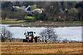 Ploughing the field above Ixworth water meadows