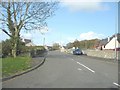 Minor road leading north from the A5 at Pentre Berw