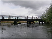 SU1404 : Old railway bridge at Ringwood by Barry Deakin