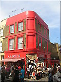 TQ2480 : Alice's, Junction of Portobello Road and Denbigh Close, London W11 by Robin Sones