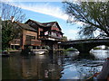 Bridge Street crosses the river Avon