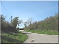 Minor road leading past Tre-Ddafydd-uchaf