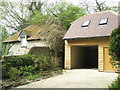 Contrasting outbuildings on Habin Hill