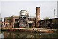 Derelict industrial buildings