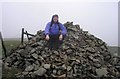 NT1907 : The Huge Summit Cairn on Ettrick Pen by Iain Lees