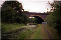 Old LNWR railway bridge over the Huddersfield Broad Canal