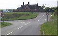 Lane from Coddenham Green, looking west across the A140