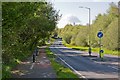 A27 Botley Road approaches Scragg Hill, North Baddesley