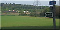 Fields alongside the A14 by the old Coddenham Road