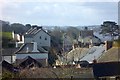 The B3233 leaving Instow, with the Torrige estuary to the right & Bideford New bridge just visible.