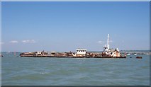 SU6203 : Floating Scrap Yard - Portsmouth Harbour by Colin Babb