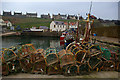 Looking up to St Abbs village