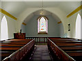 Parish church: Llangybi: interior