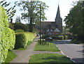 Looking down the hill to All Saints Church, Old Heathfield