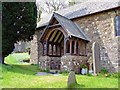 Parish Church: Bletherston: porch