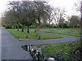 Paths & rose beds, Fog Lane Park