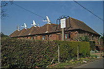 TR0953 : Thruxted Oast, Mystole Lane, Chartham, Kent by Oast House Archive