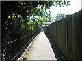 Footpath from Havant Police Station to Elm Park Road