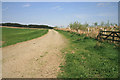 A track at Whitcastles Farm