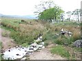 Northeastern end of bridleway over open land