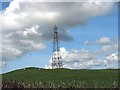 Electricity transmission line at Llangristiolus