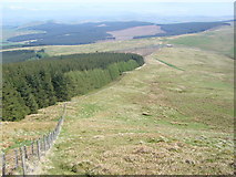NT6906 : Looking down to Carter Bar from Catcleuch Shin by Iain Macaulay