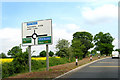 M6 signs on the A519