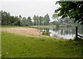 Looking along the eastern bank of Snails Lake