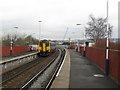 Hollinwood station looking toward Oldham Edge