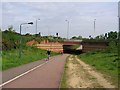 Cycle Path beneath Green Man Interchange