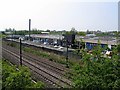 Railway Line alongside Littleburn Industrial Estate