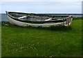 Old boat near Burr Point