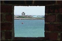 SZ6397 : Southsea from Spit Sand Fort by Graham Horn