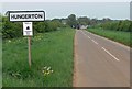 Approaching the Lincolnshire village of Hungerton