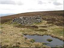 NN7679 : Ruin, Bachd na Craig by Richard Webb