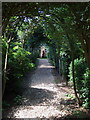 Windlesham Arboretum, entrance to Chapel