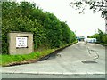 Entrance to Bolton Fell Peat Works