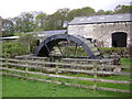 SD5152 : Waterwheel - disused - at Corless Mill by Peter Bond
