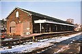 Walsall station - former goods shed 1979