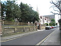 Looking southwards down Queens Grove