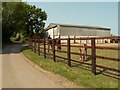 A farm building on Fields Farm Road