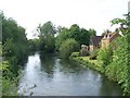 River Test from Middle Bridge, Romsey