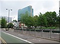 SP3378 : Office block & Greyfriars Road by Mr Ignavy